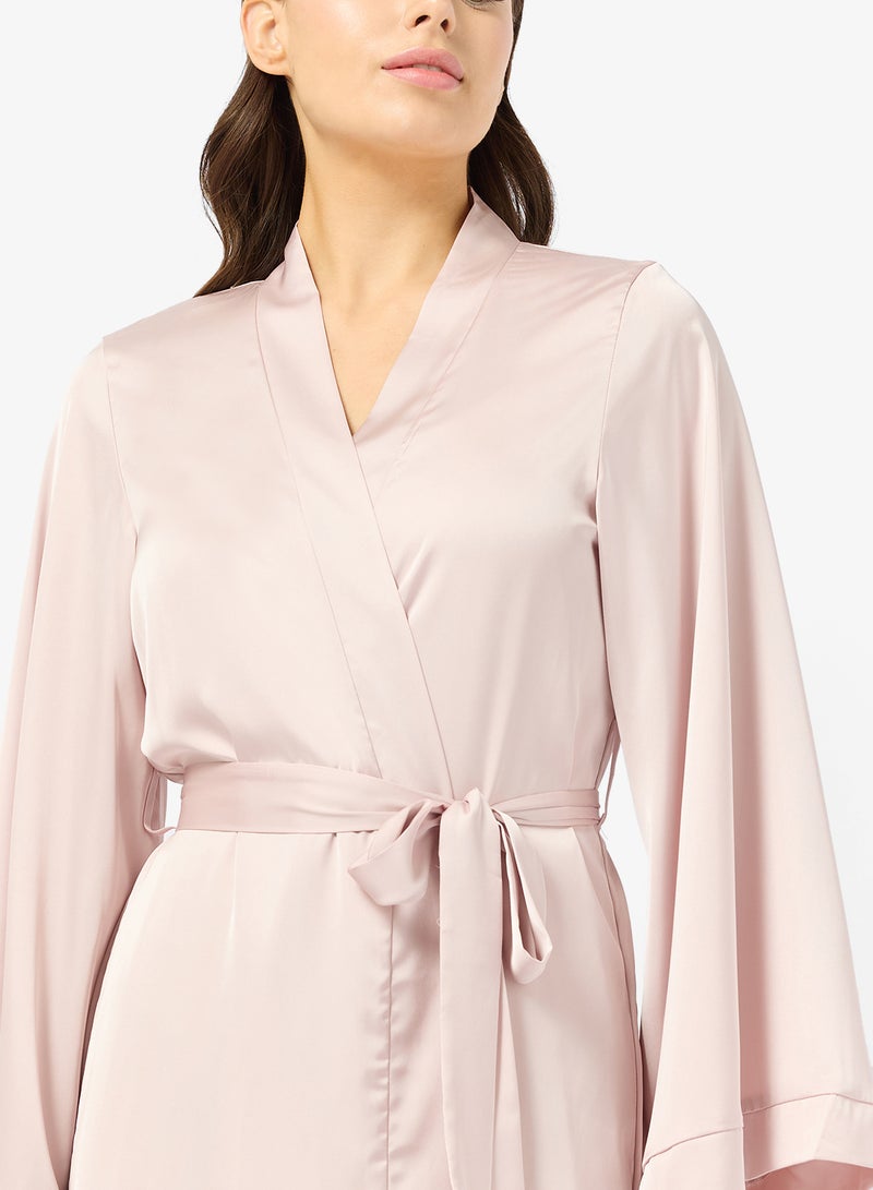 جينجر روب ساتان طويل - Image 3